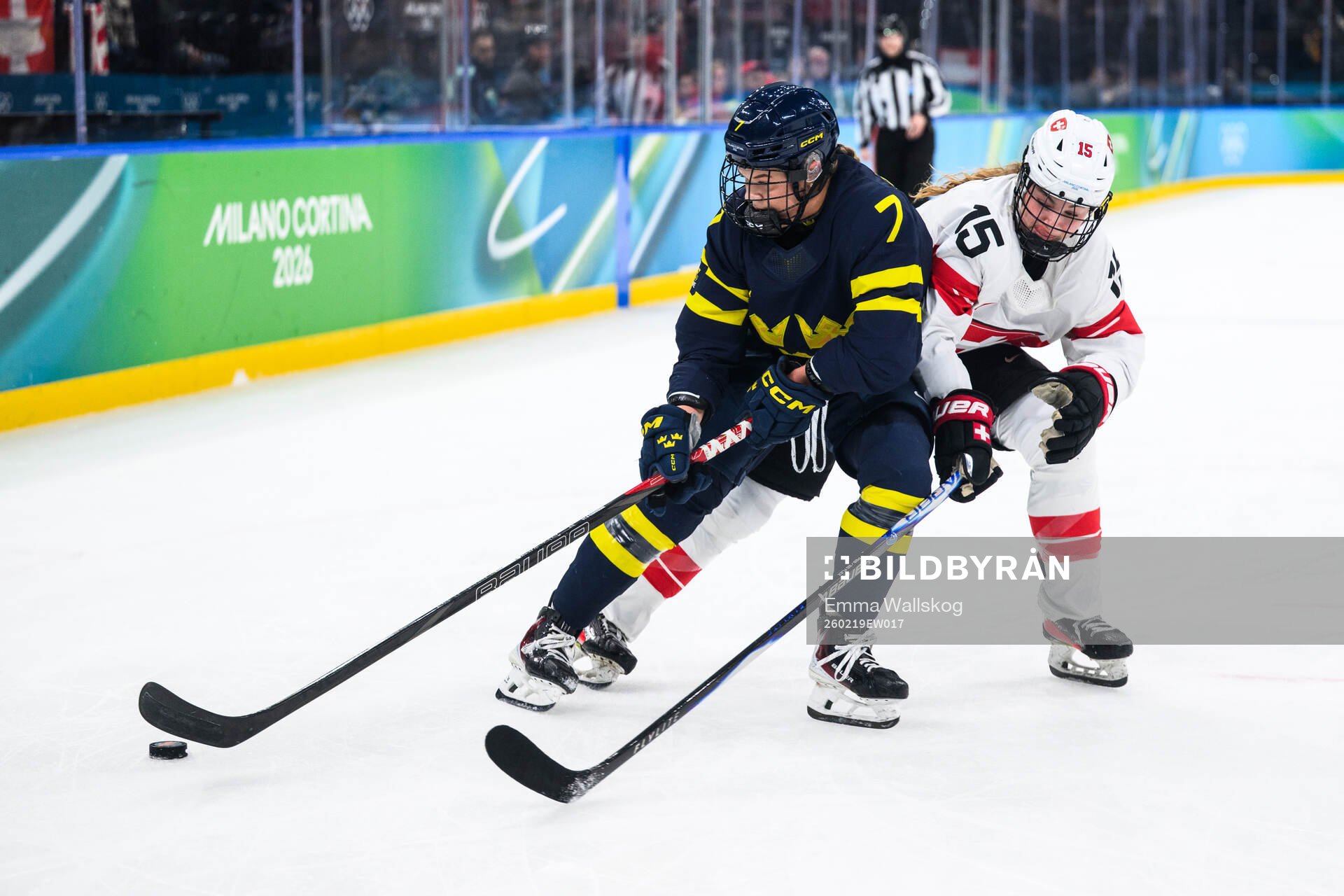 Mira Jungåker of Sweden and Laure Meriguet of Switzerland