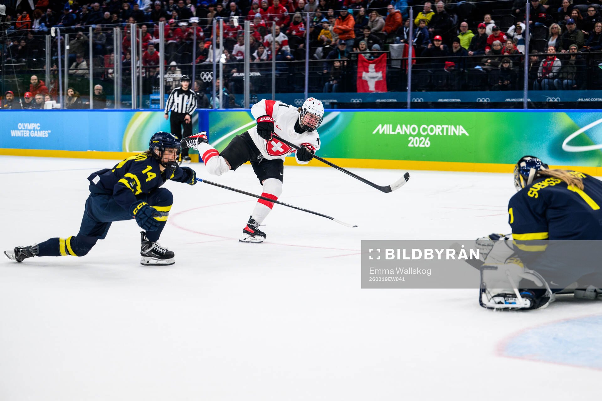 Ida Karlsson of Sweden and Laura Zimmermann of Switzerland