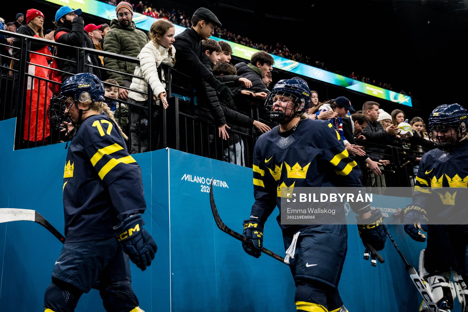 Sofie Lundin and Mira Jungåker of Sweden look dejected
