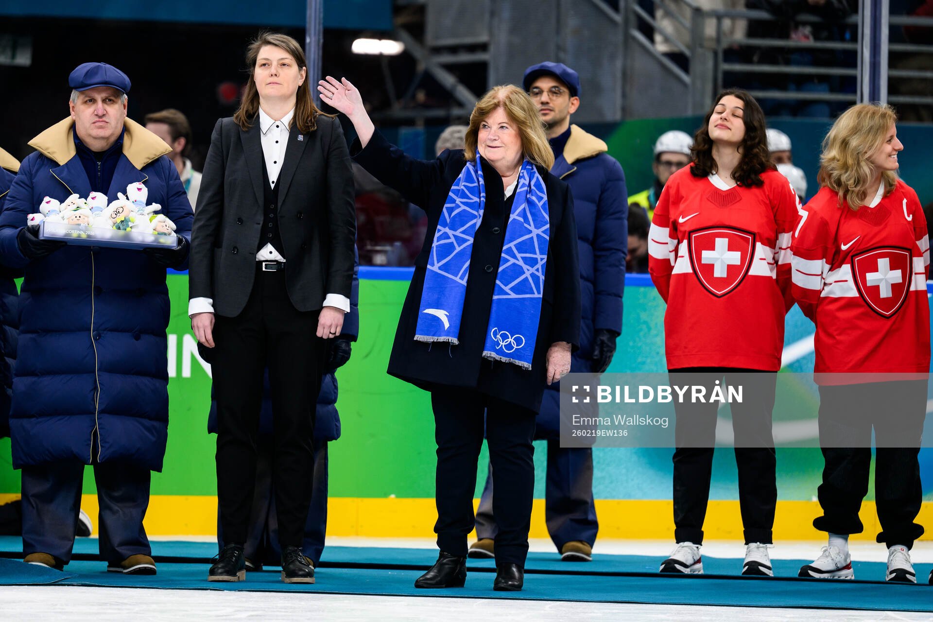 Gunilla Lindberg, Secretary General of ANOC, at the medal