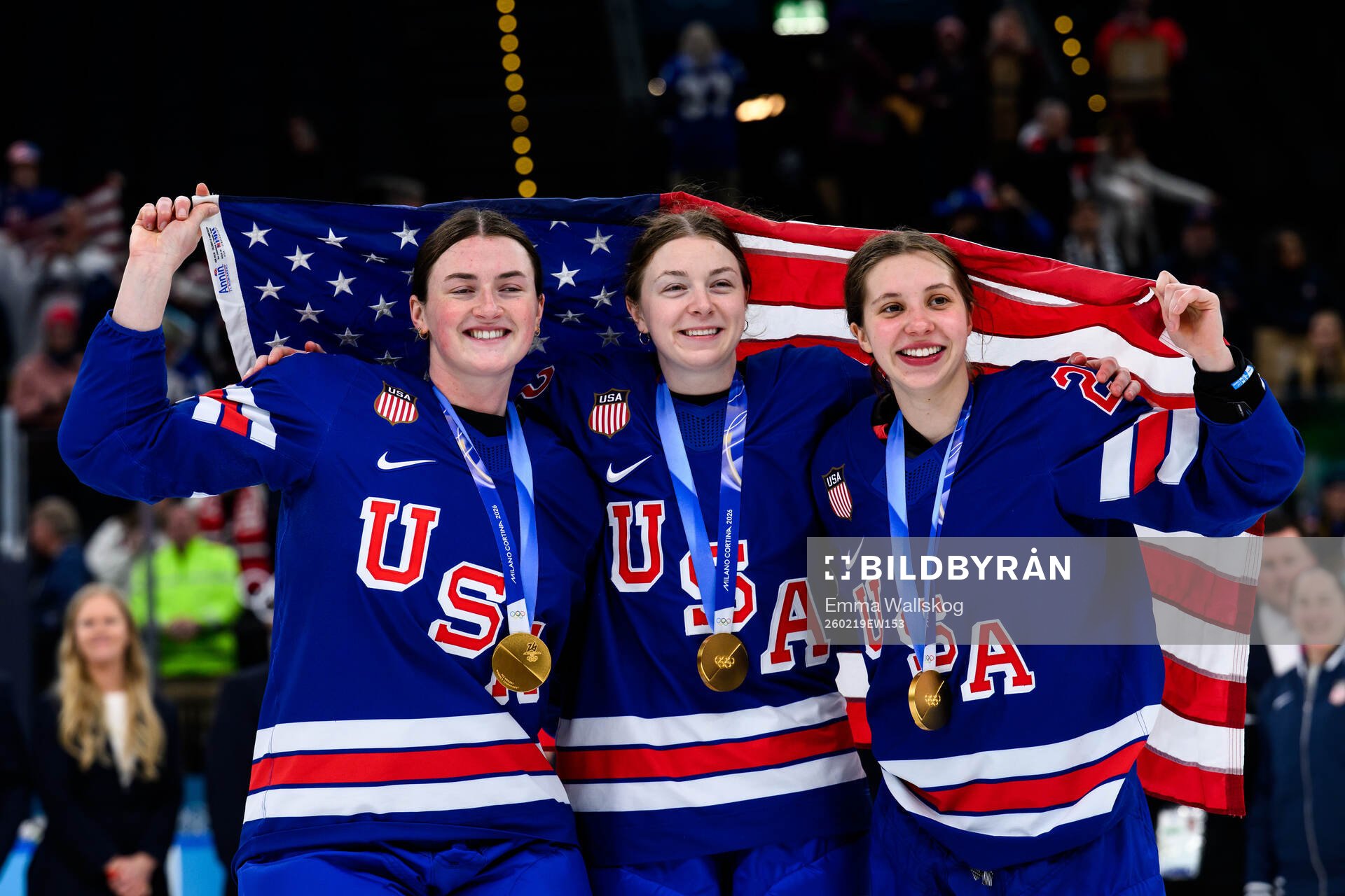 Rory Guilday and Hannah Bilka of USA celebrate with their