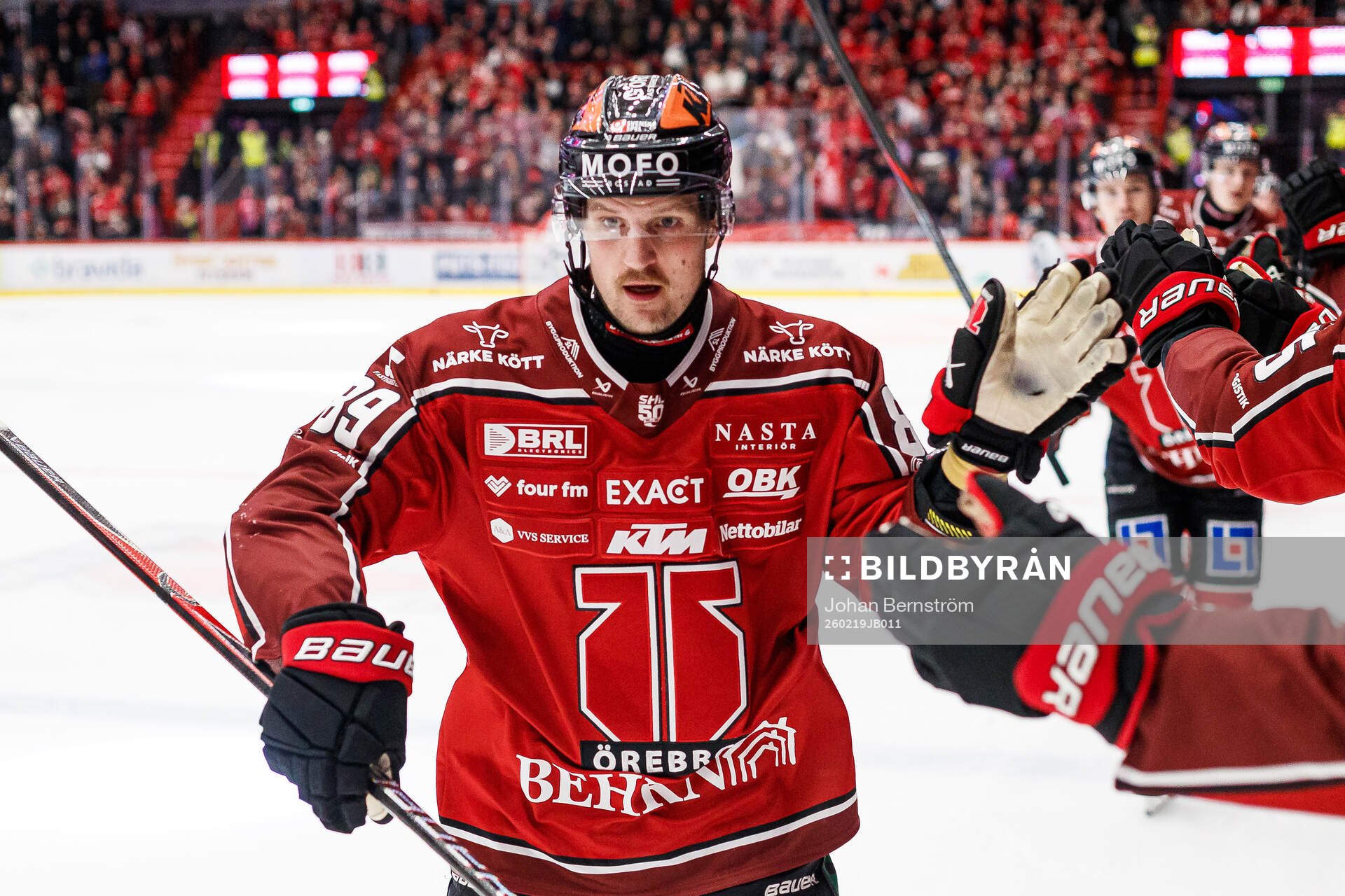 Örebros Patrik Karlkvist jublar