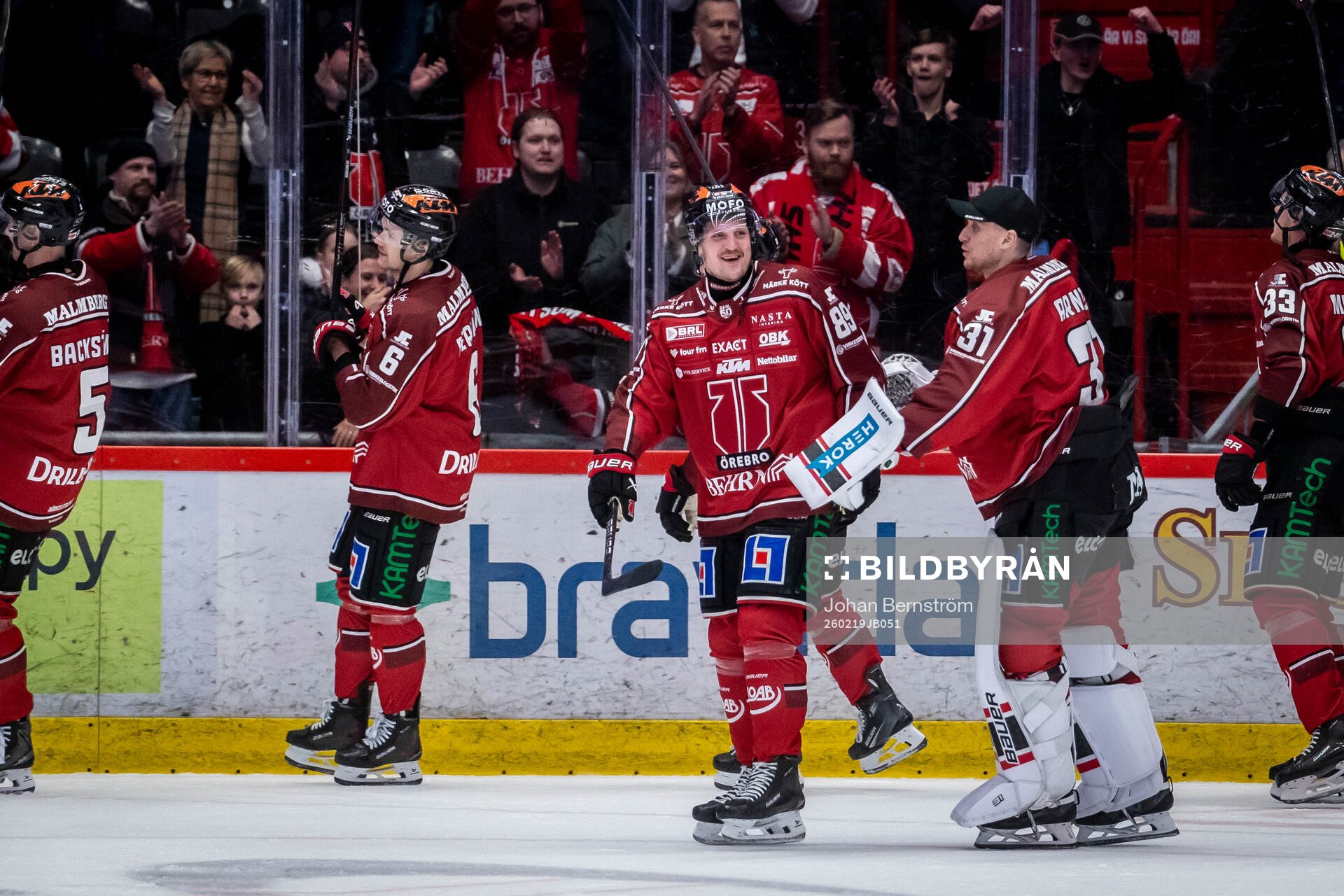 Örebros Patrik Karlkvist jublar