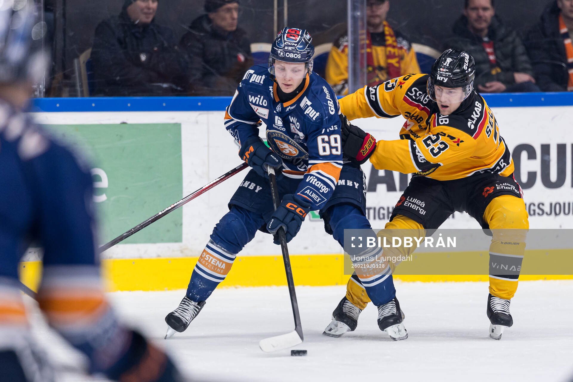 Växjös Morgan Anderberg och Luleås Jesper Sellgren
