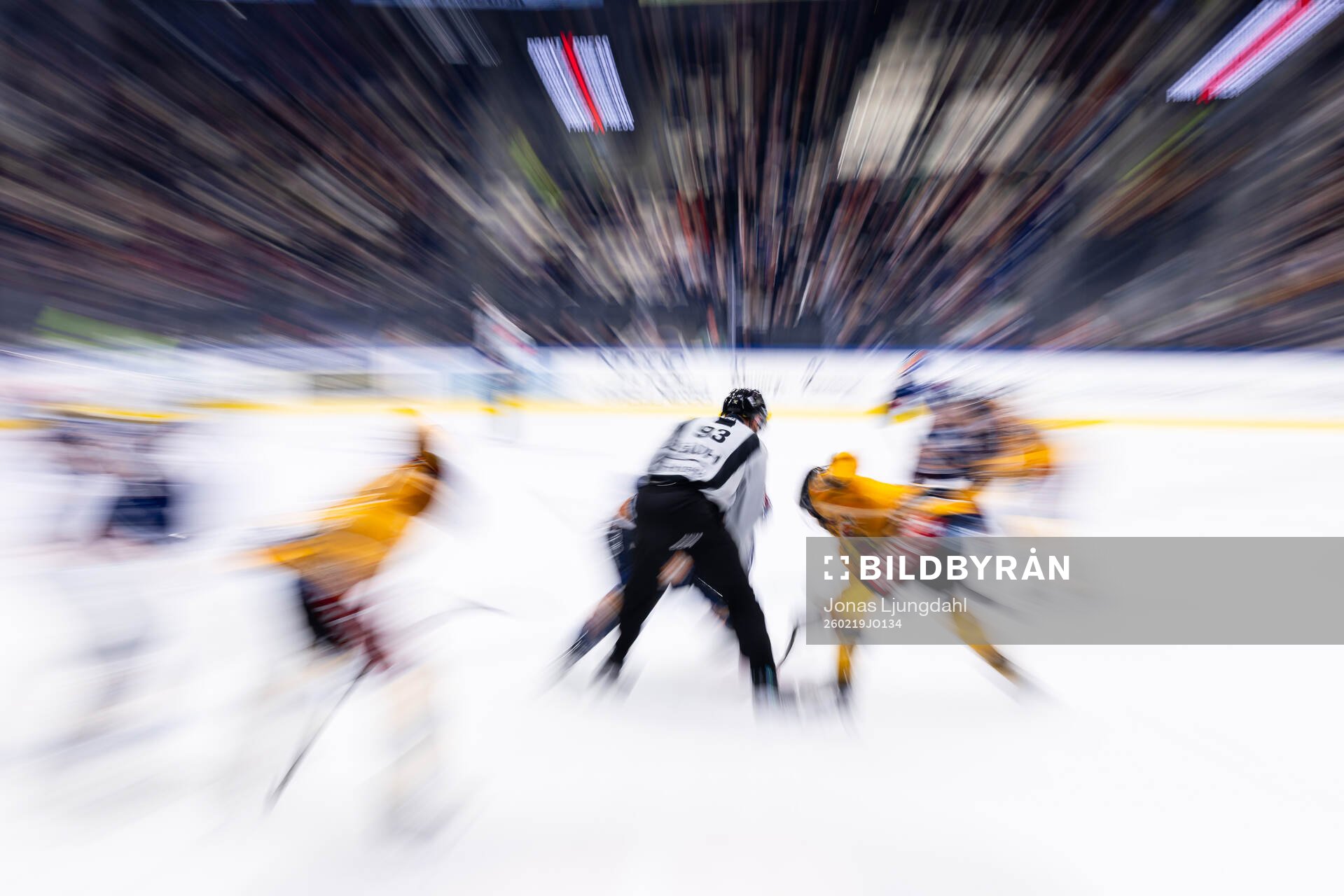 Tek under ishockeymatchen i SHL mellan Växjö och Luleå