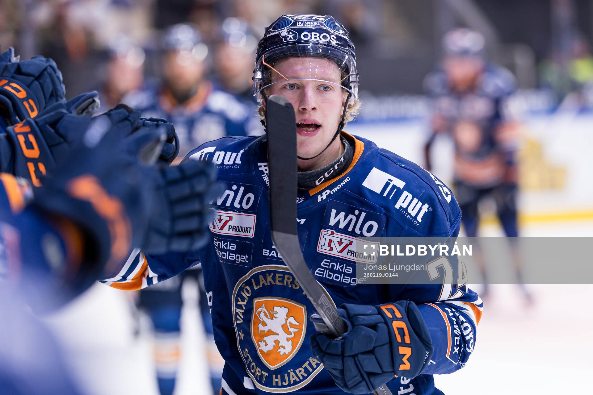 Växjös Karl Henriksson jublar