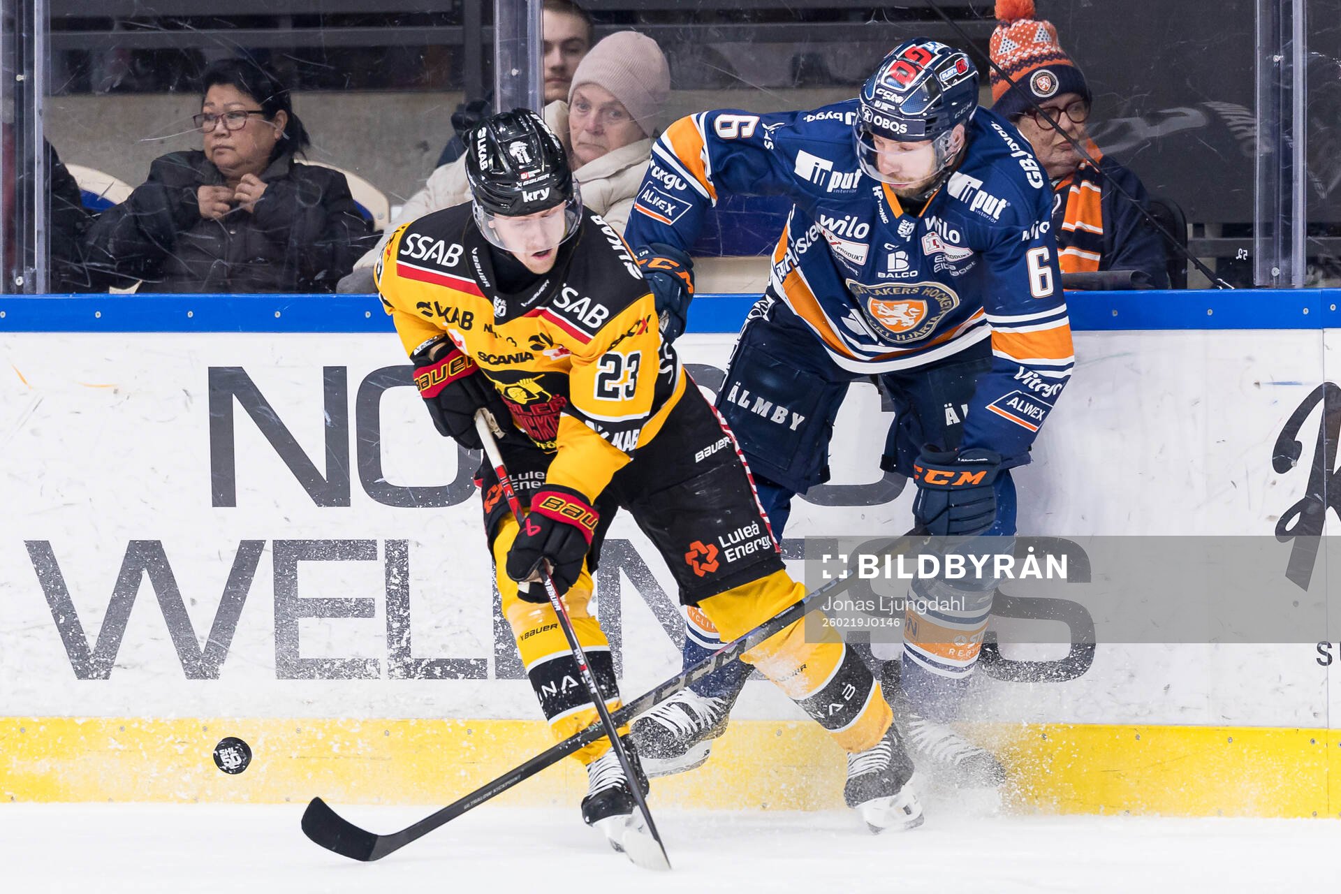 Luleås Jesper Sellgren och Växjös Petter Granberg