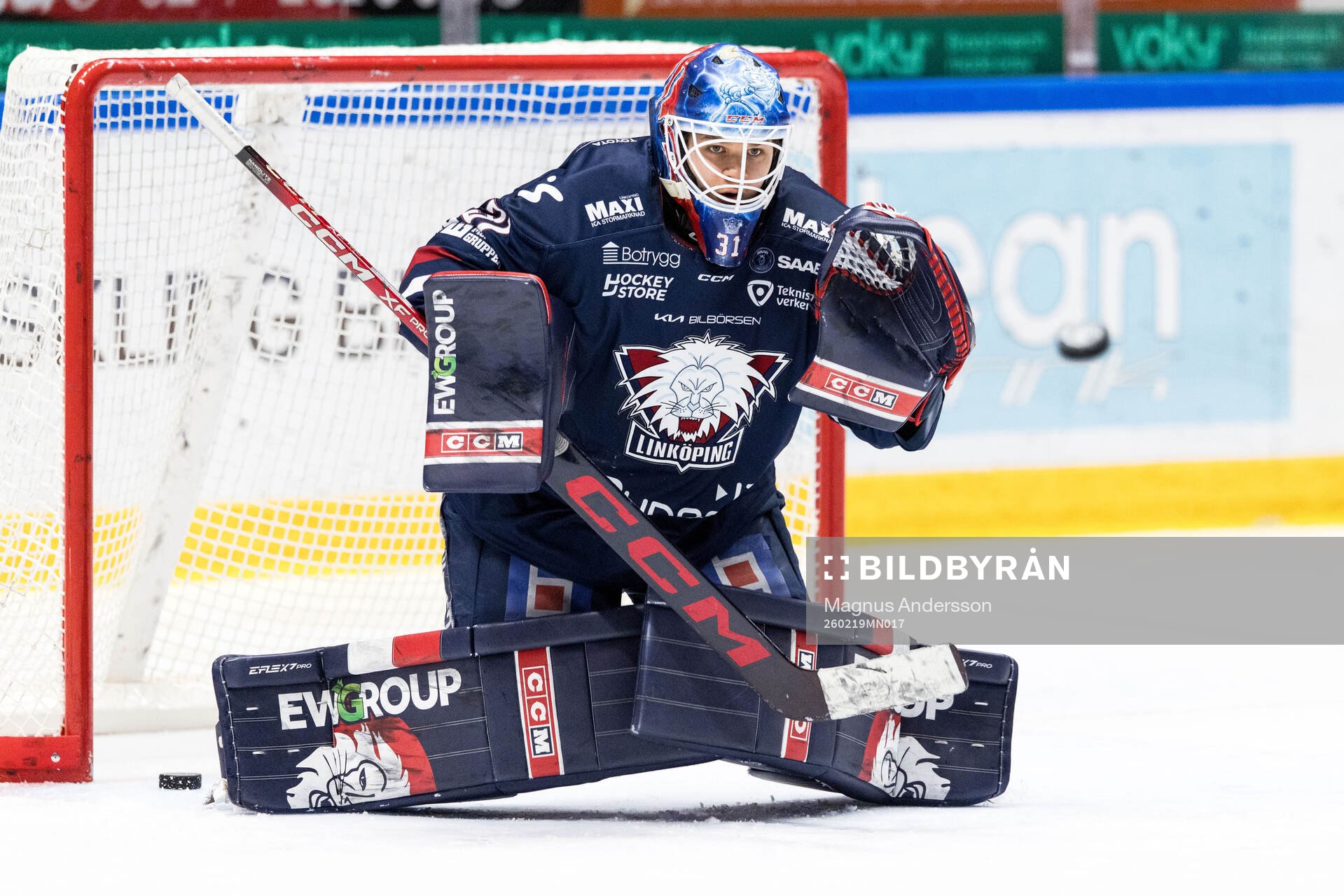 Linköpings målvakt Jesper Myrenberg