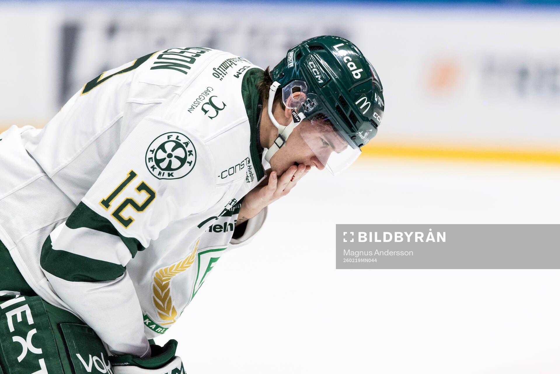 Färjestads Christoffer Jansson har ont