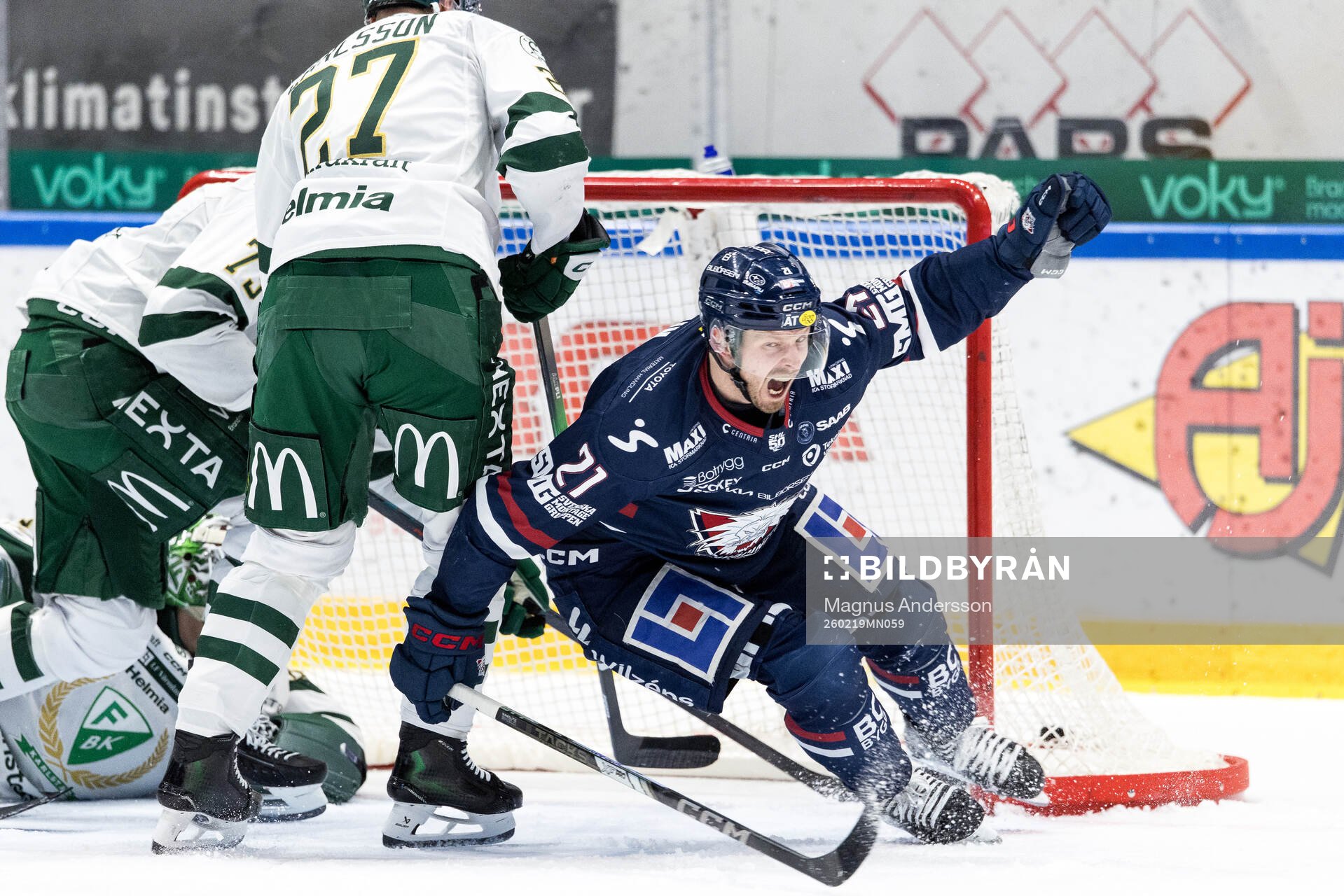 Linköpings Christoffer Ehn jublar