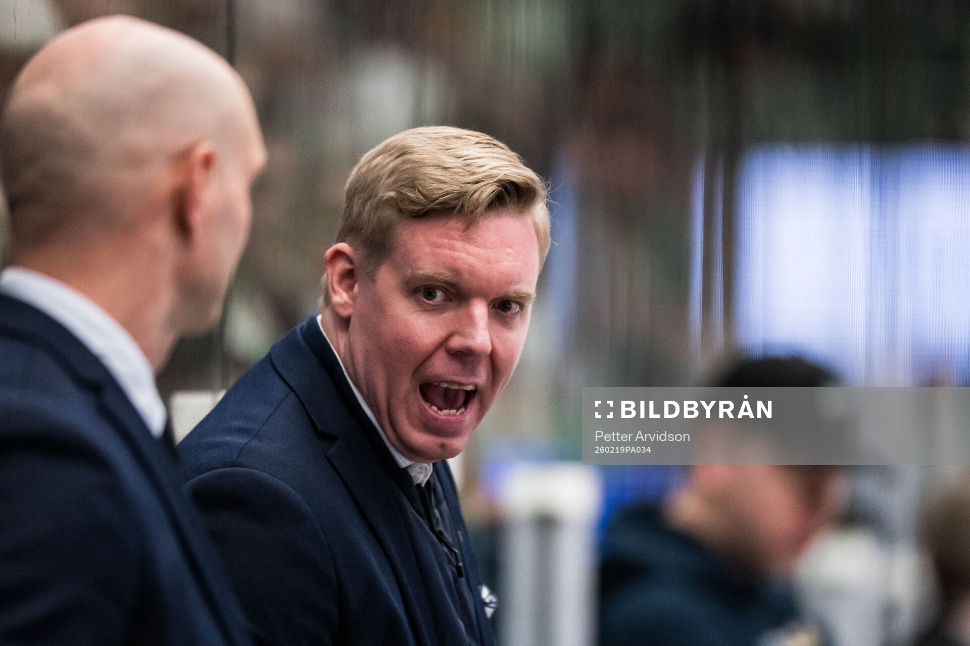 HV71s tränare Anton Blomqvist