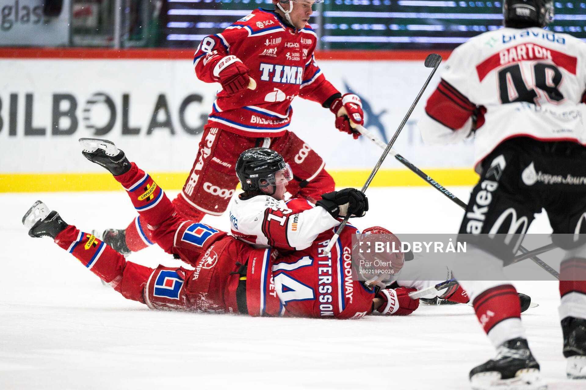 Malmö Redhawks Petter Vesterheim och Timrås Emil
