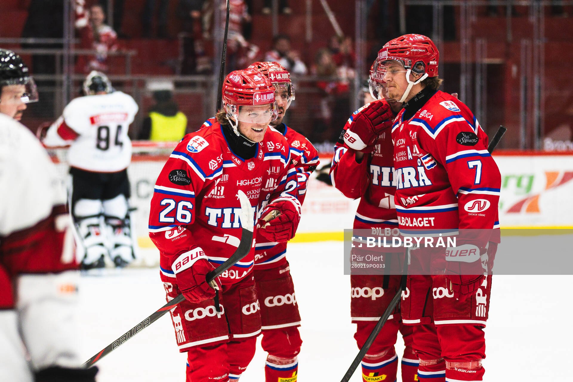 Timrås Anton Heikkinen jublar