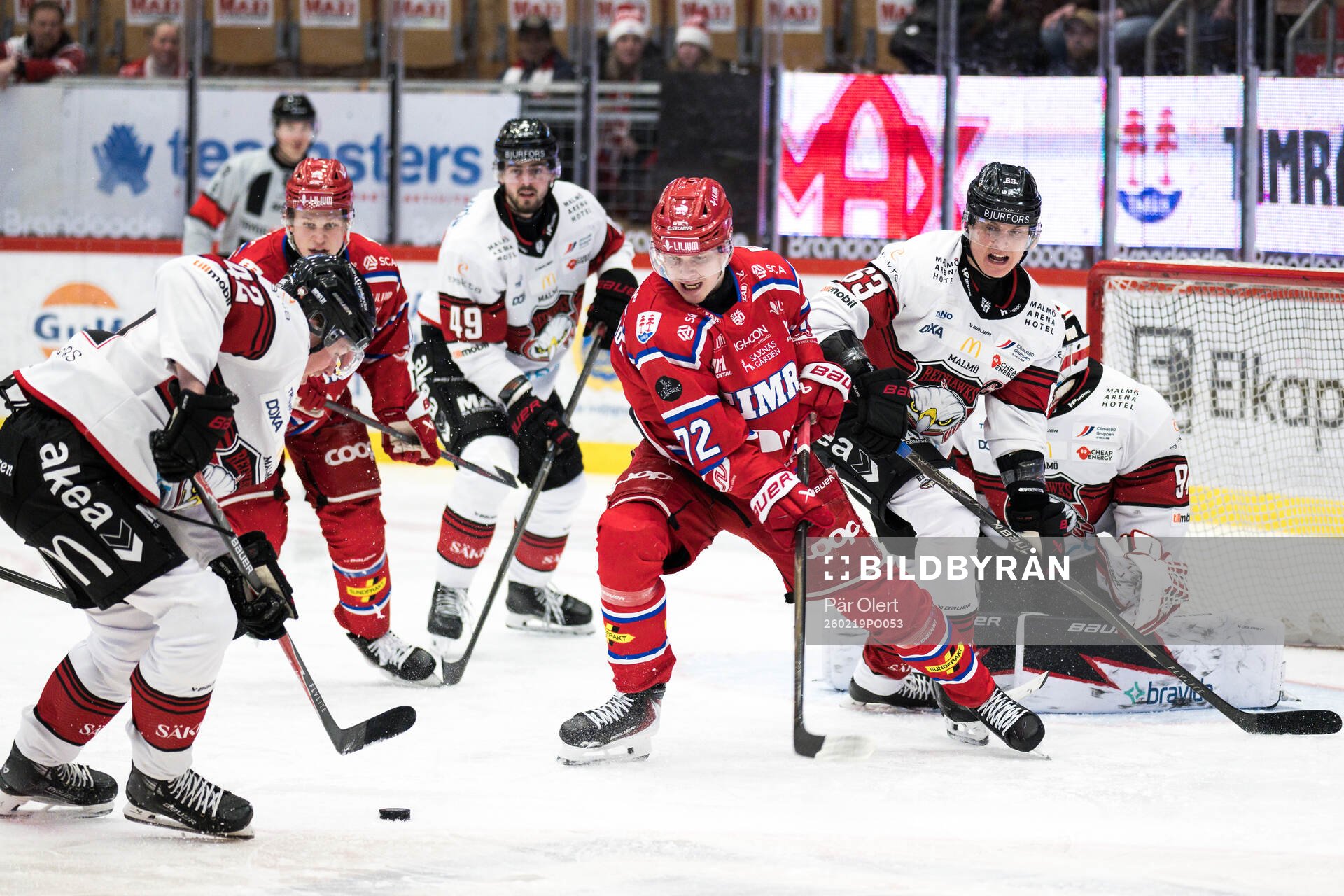 Timrås Erik Walli Walterholm och Malmö Redhawks Fredrik