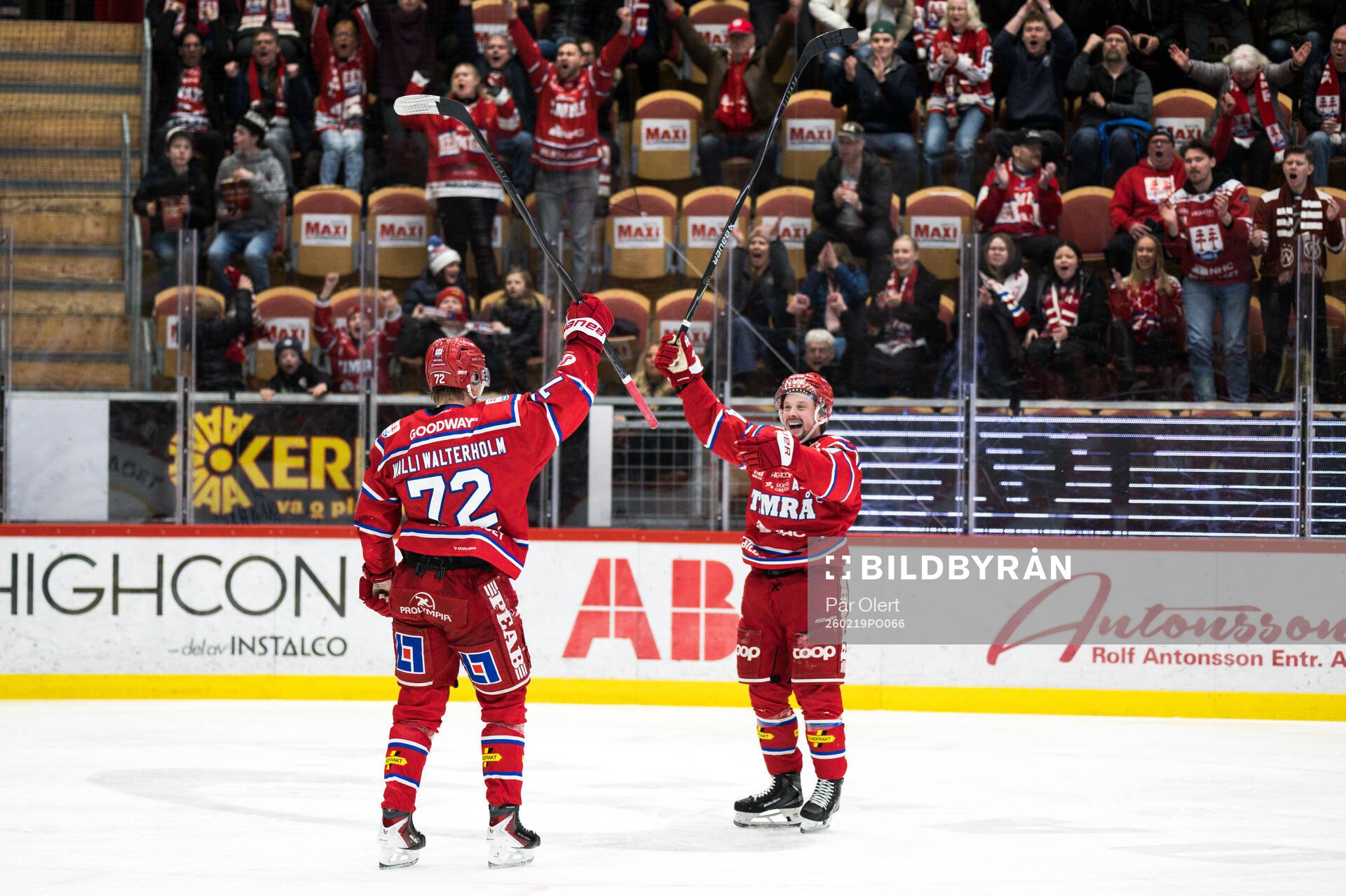 Timrås Erik Walli Walterholm och Jonathan Dahlén