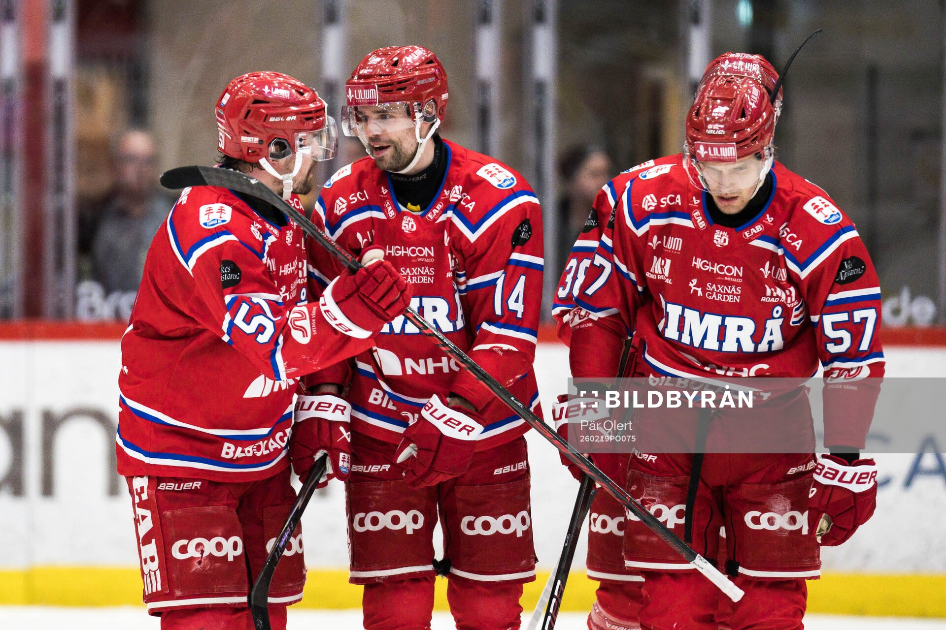 Timrås Anton Lander och Emil Pettersson jublar