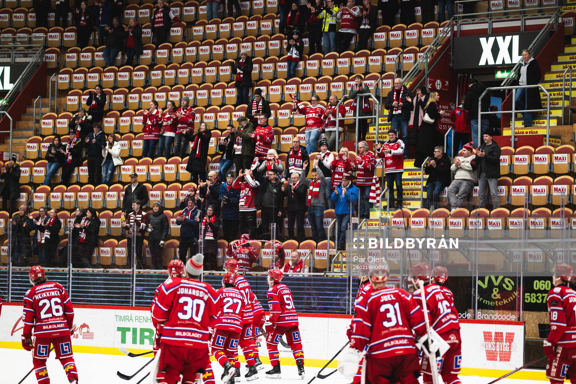 under ishockeymatchen i SHL mellan Timrå och Malmö