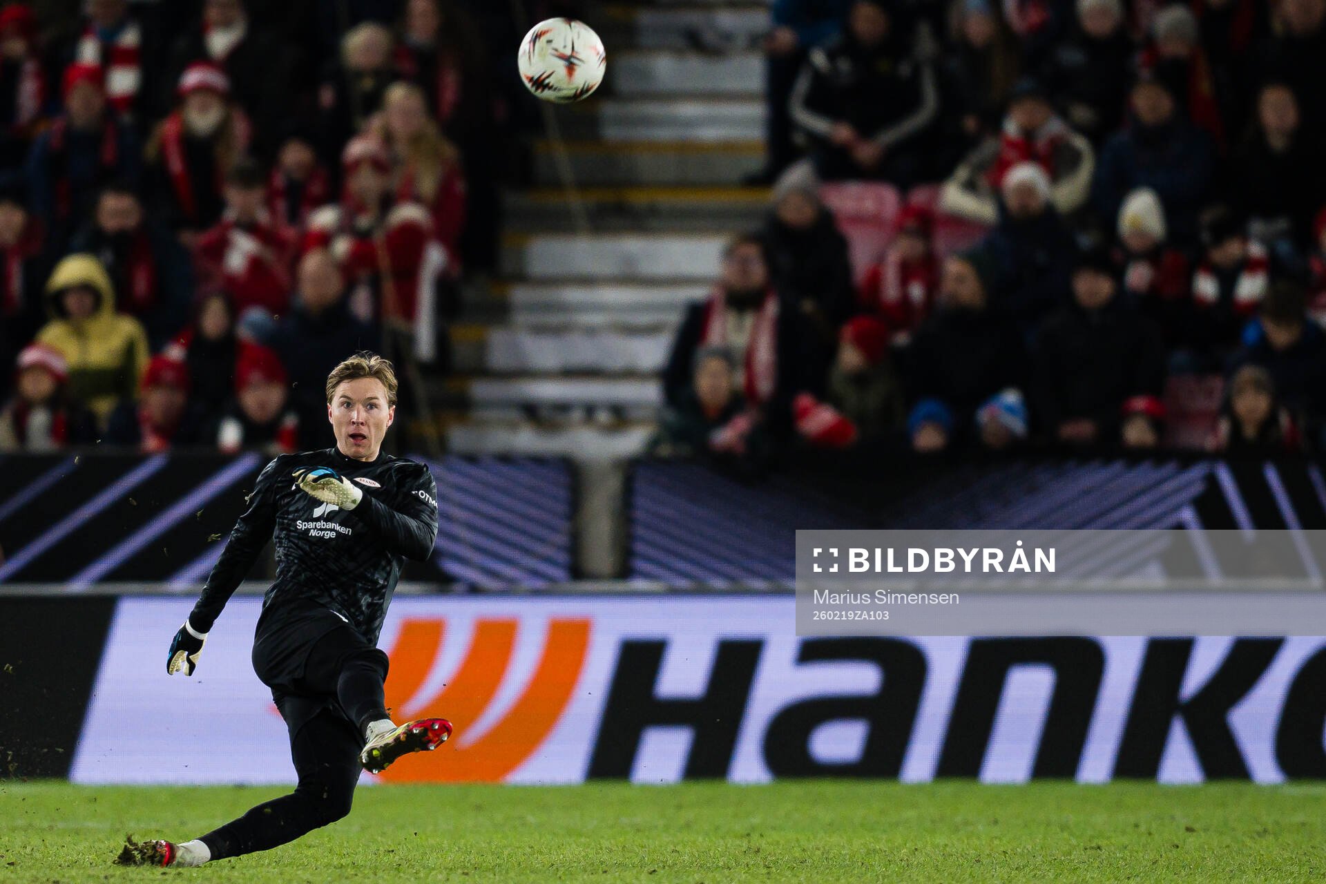 Goalkeeper Mathias Dyngeland of Brann