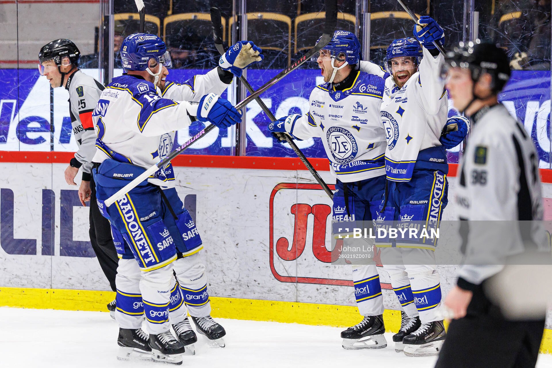 Leksands Michael Lindqvist jublar