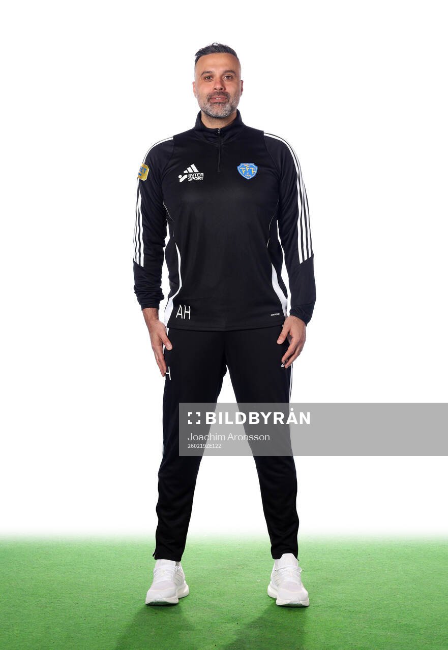 Falkenbergs målvaktstränare Abbas Hassan