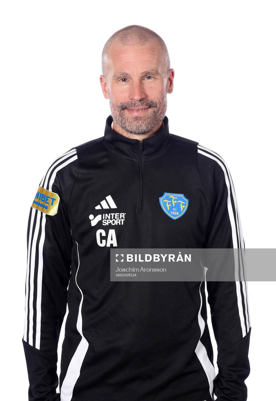 Falkenbergs tränare Christoffer Andersson