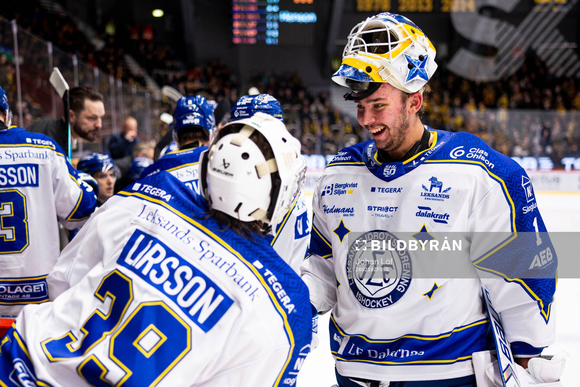 Leksands målvakt Marcus Gidlöf