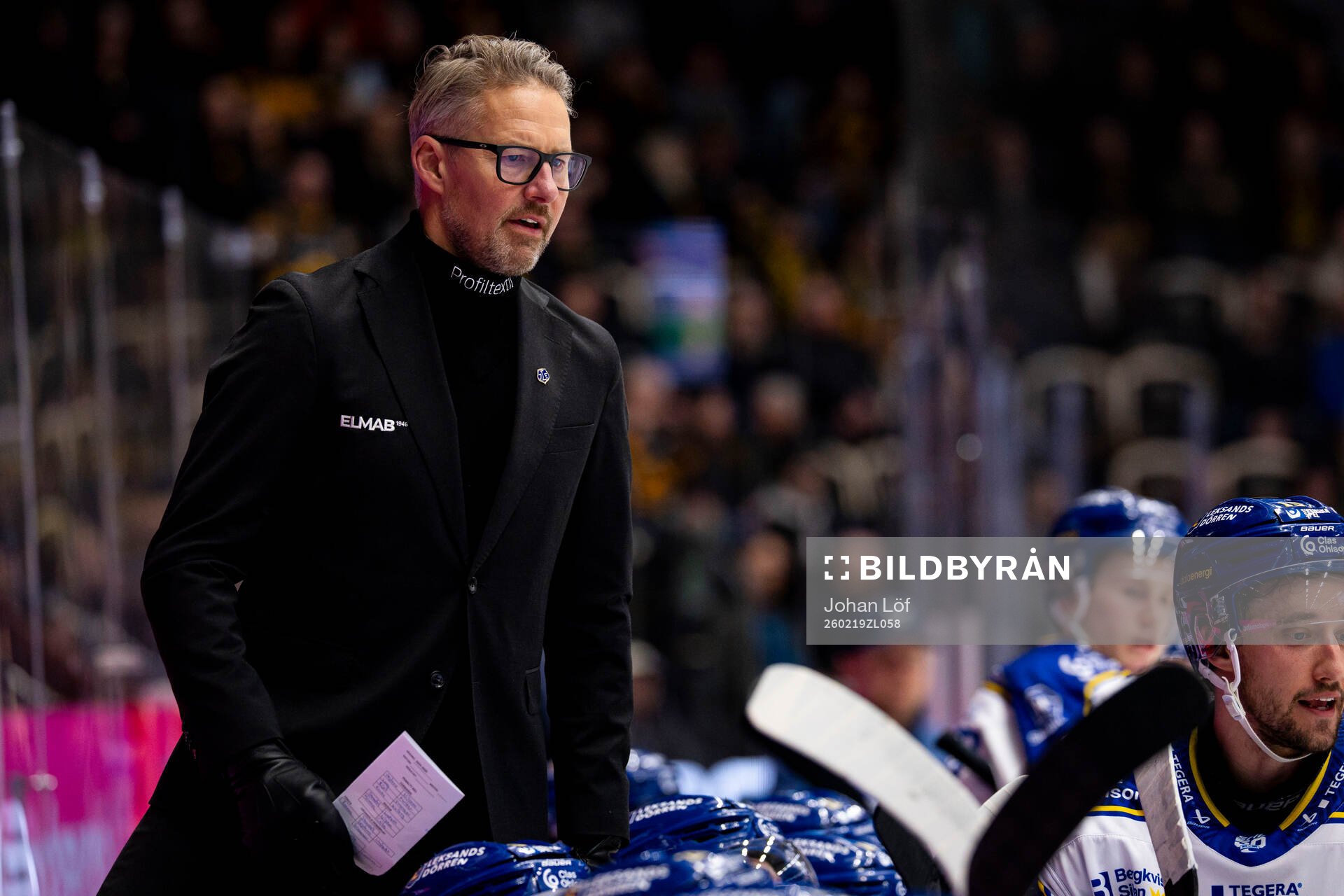 Leksands tränare Johan Hedberg