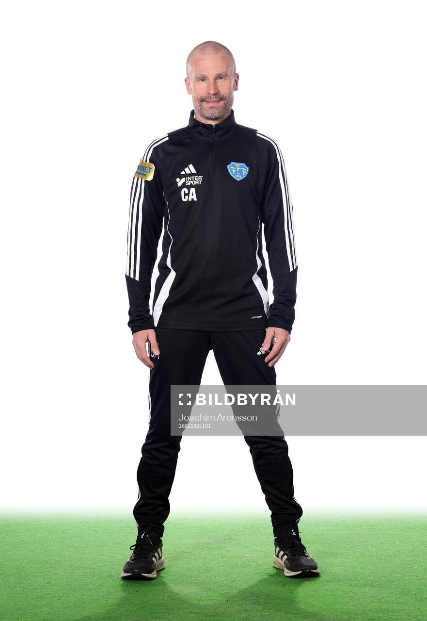 Falkenbergs tränare Christoffer Andersson