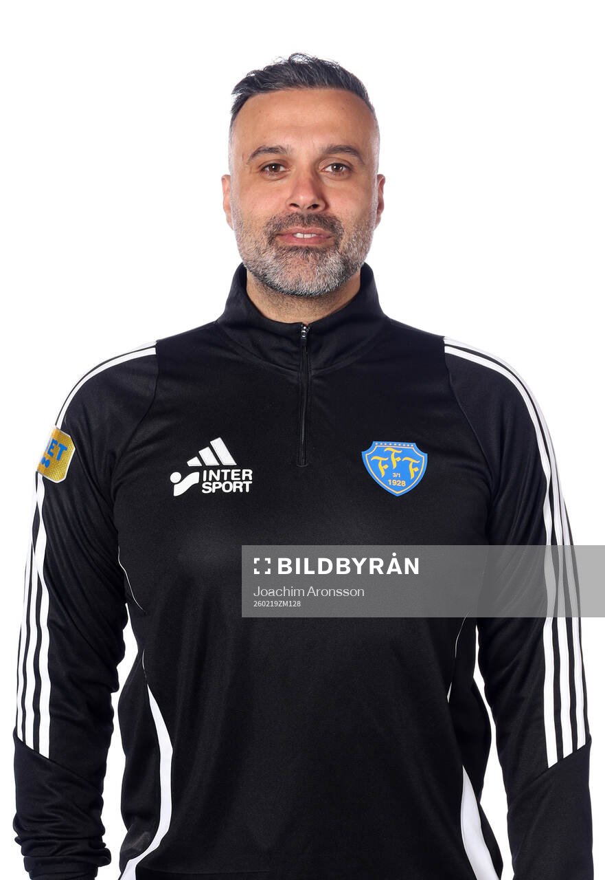 Falkenbergs målvaktstränare Abbas Hassan