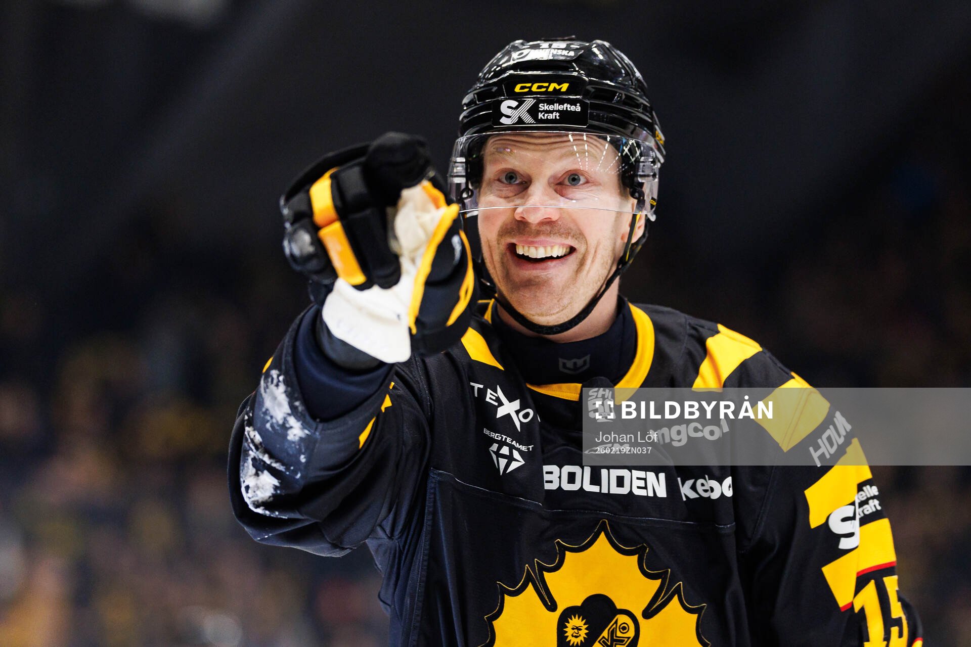 Skellefteås Lars Bryggman jublar