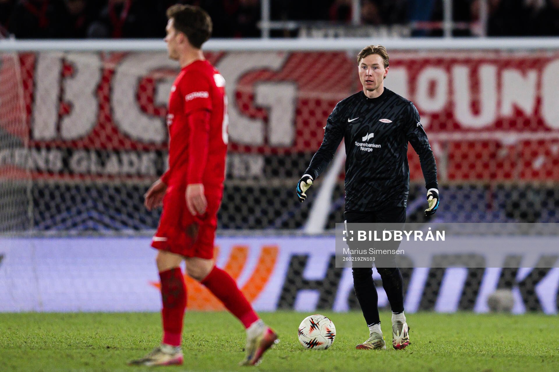 Goalkeeper Mathias Dyngeland of Brann