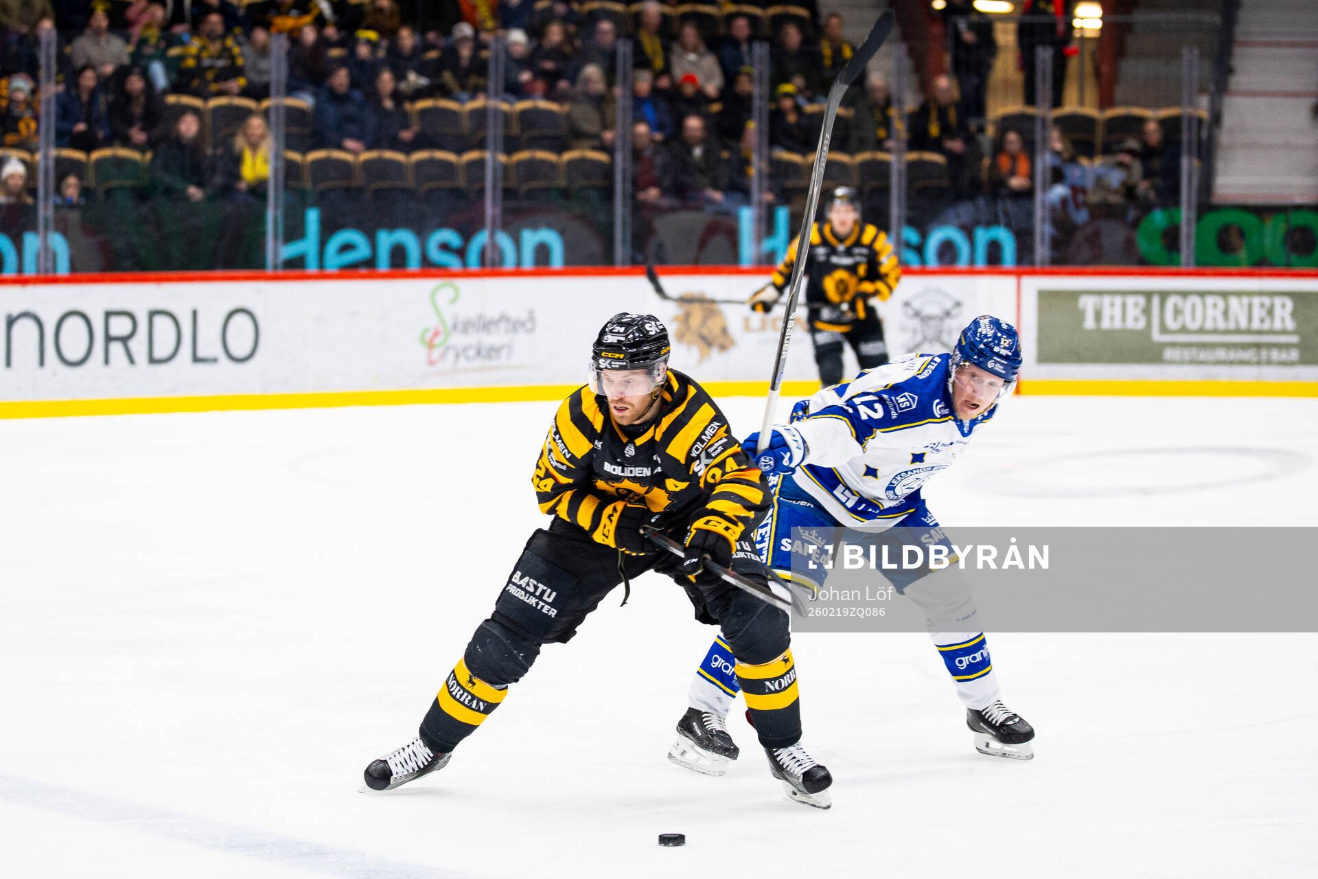 Skellefteås Oscar Lindberg och Leksands Kalle Östman
