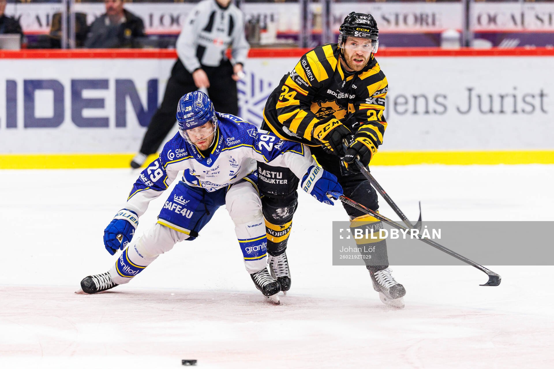 Leksands Michael Lindqvist och Skellefteås Oscar Lindberg