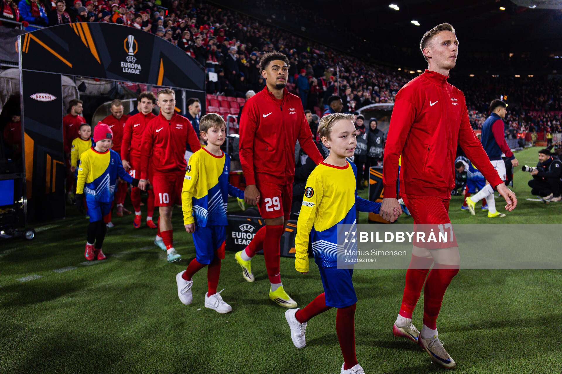 Noah Holm and Joachim Soltvedt of Brann
