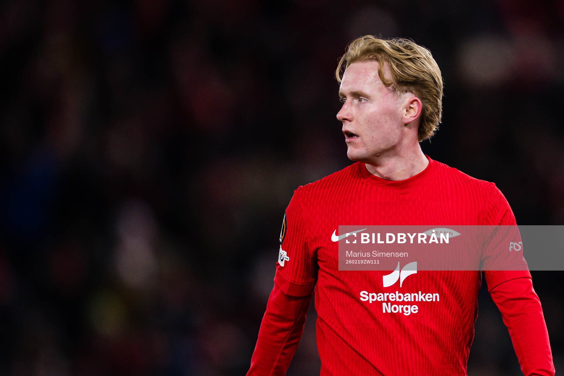 Markus Haaland of Brann