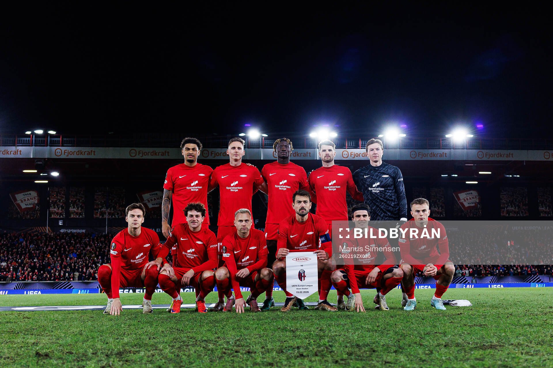 Starting eleven of Brann