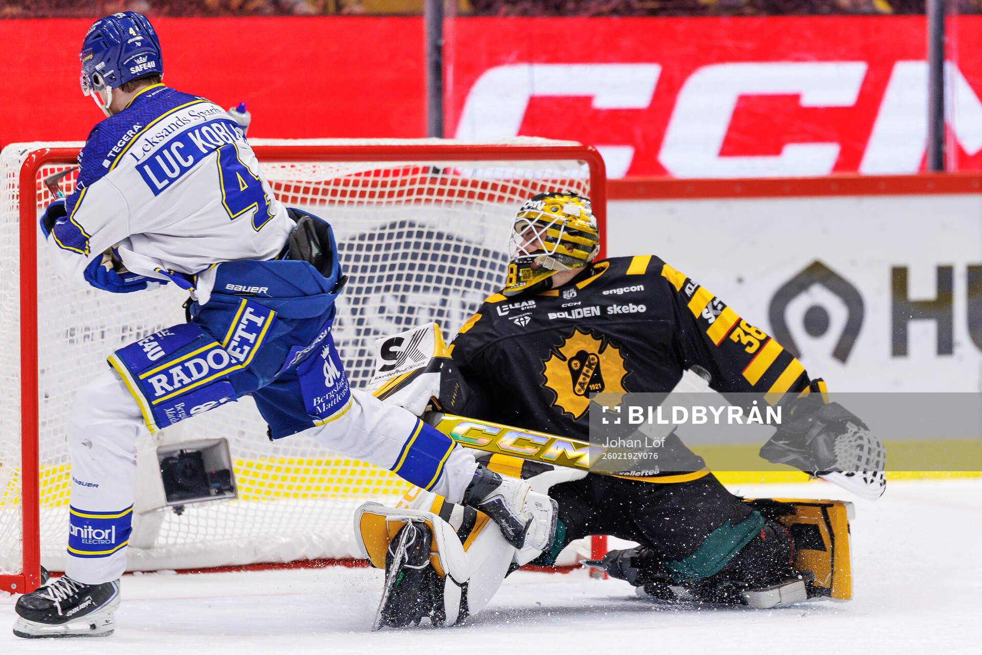 Leksands Tinus Luc Koblar gör 1-2