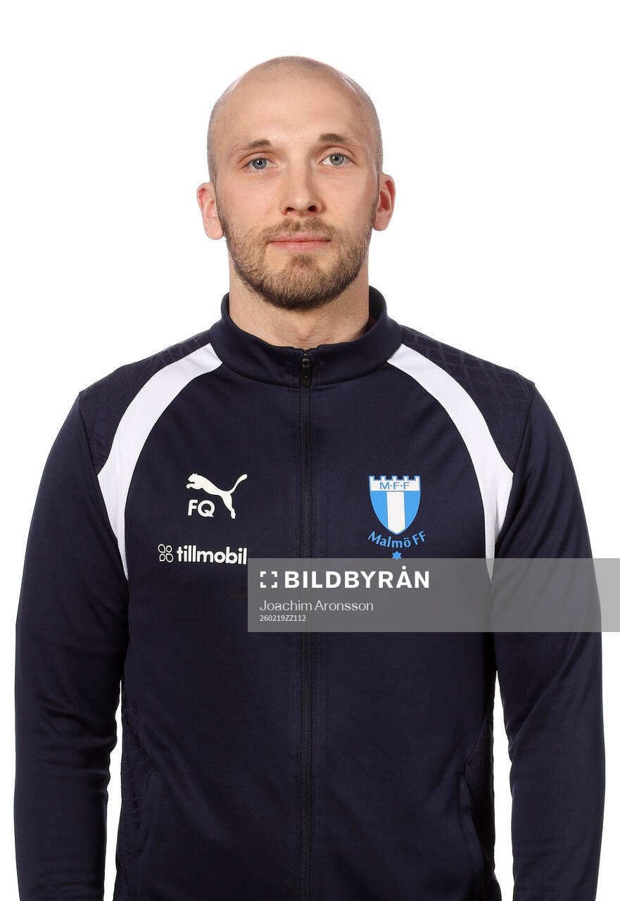 Malmö FFs fysioterapeut Filip Qvist
