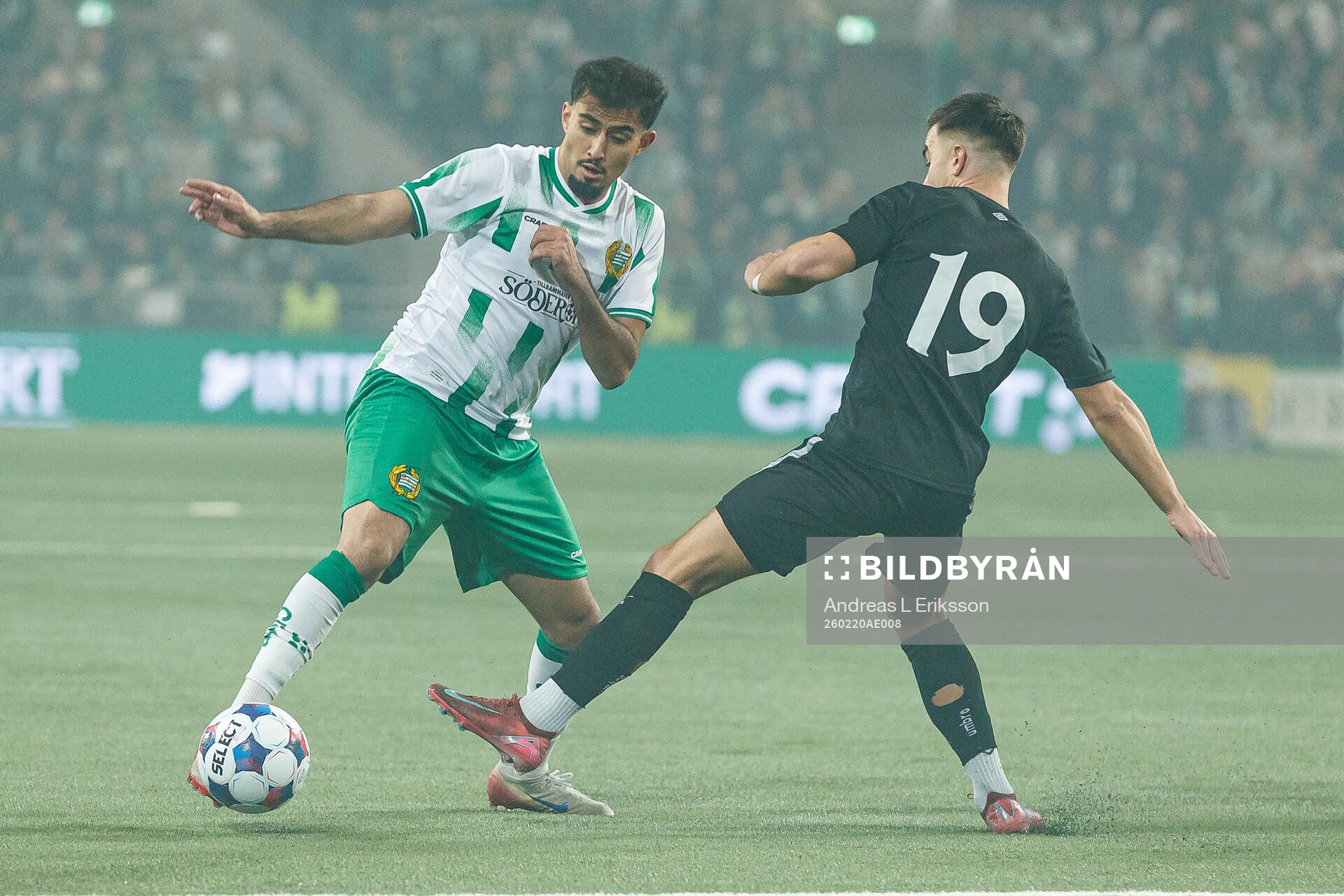 Hammarbys Montader Madjed och Brages Haris Brkic