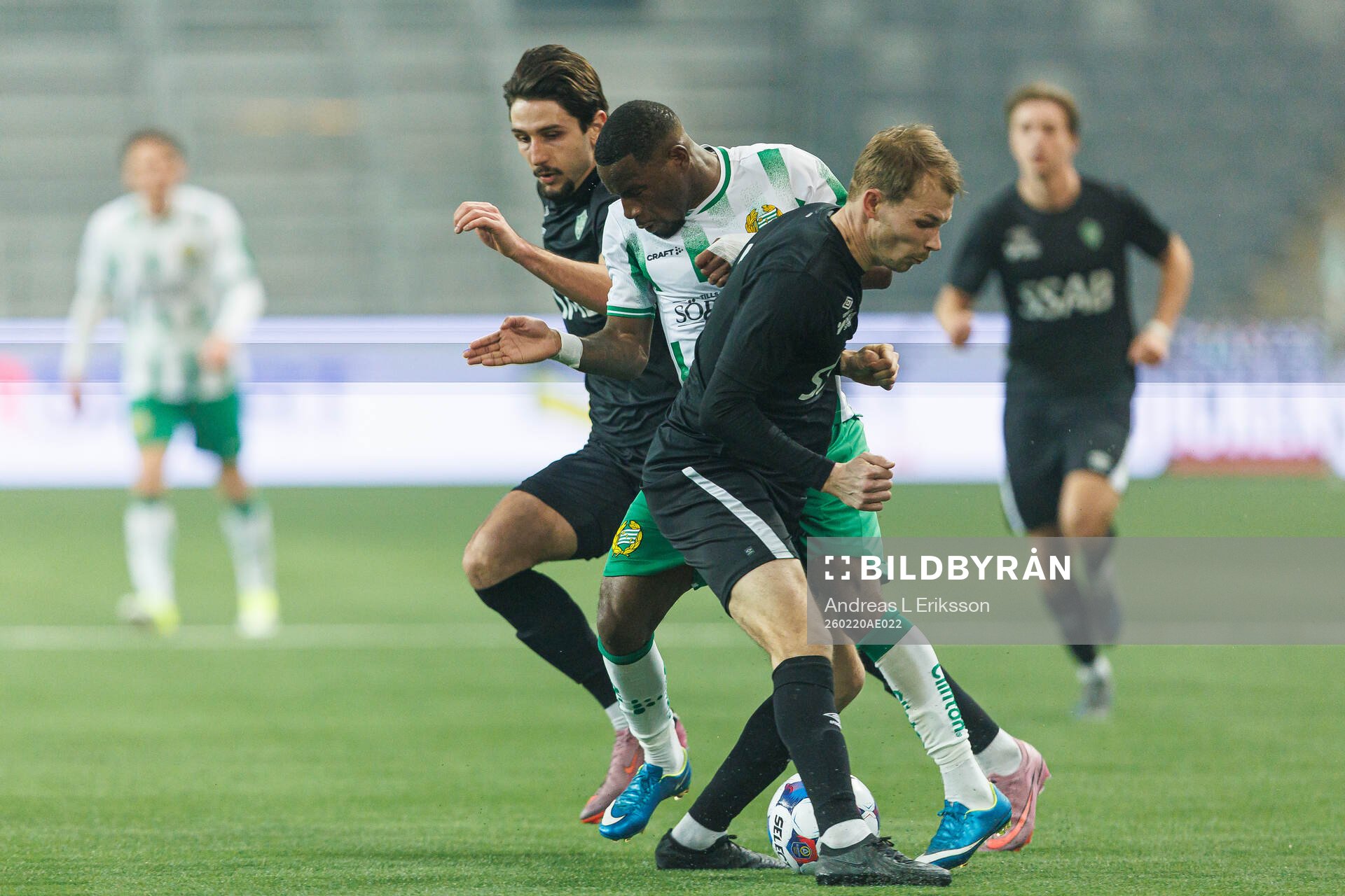 Brages Haris Brkic och Alexander Zetterström mot Hammarbys