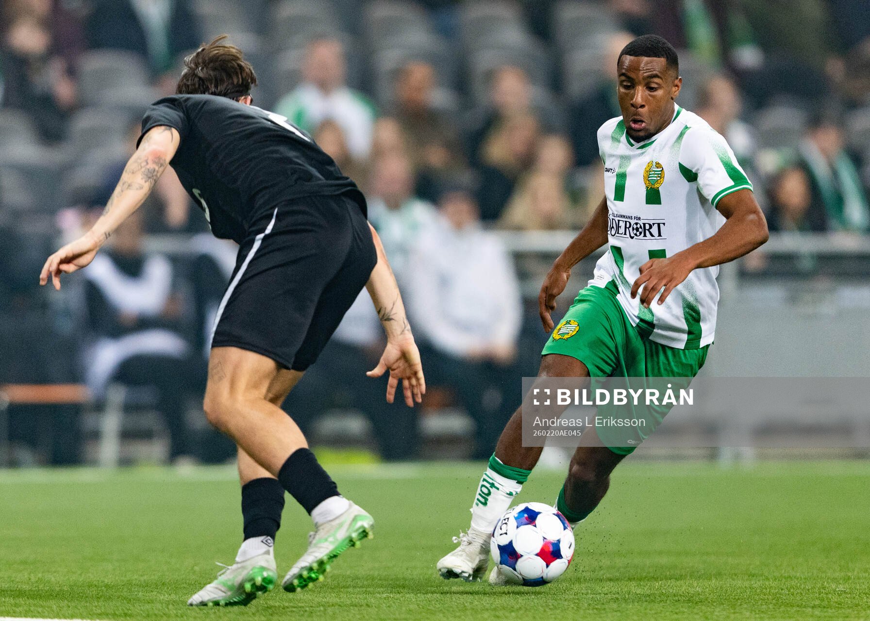 Brages Tobias Stagaard och Hammarbys Paulos Abraham