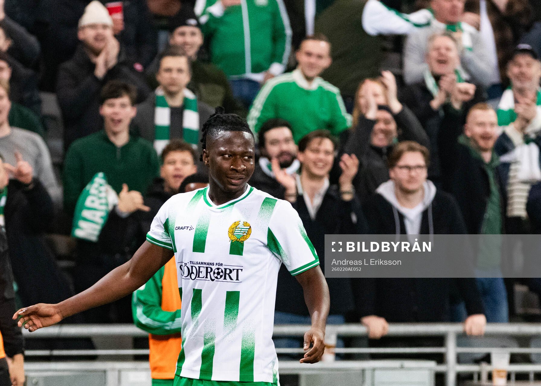 Hammarbys Moise Elohim Victoire Kabore jublar