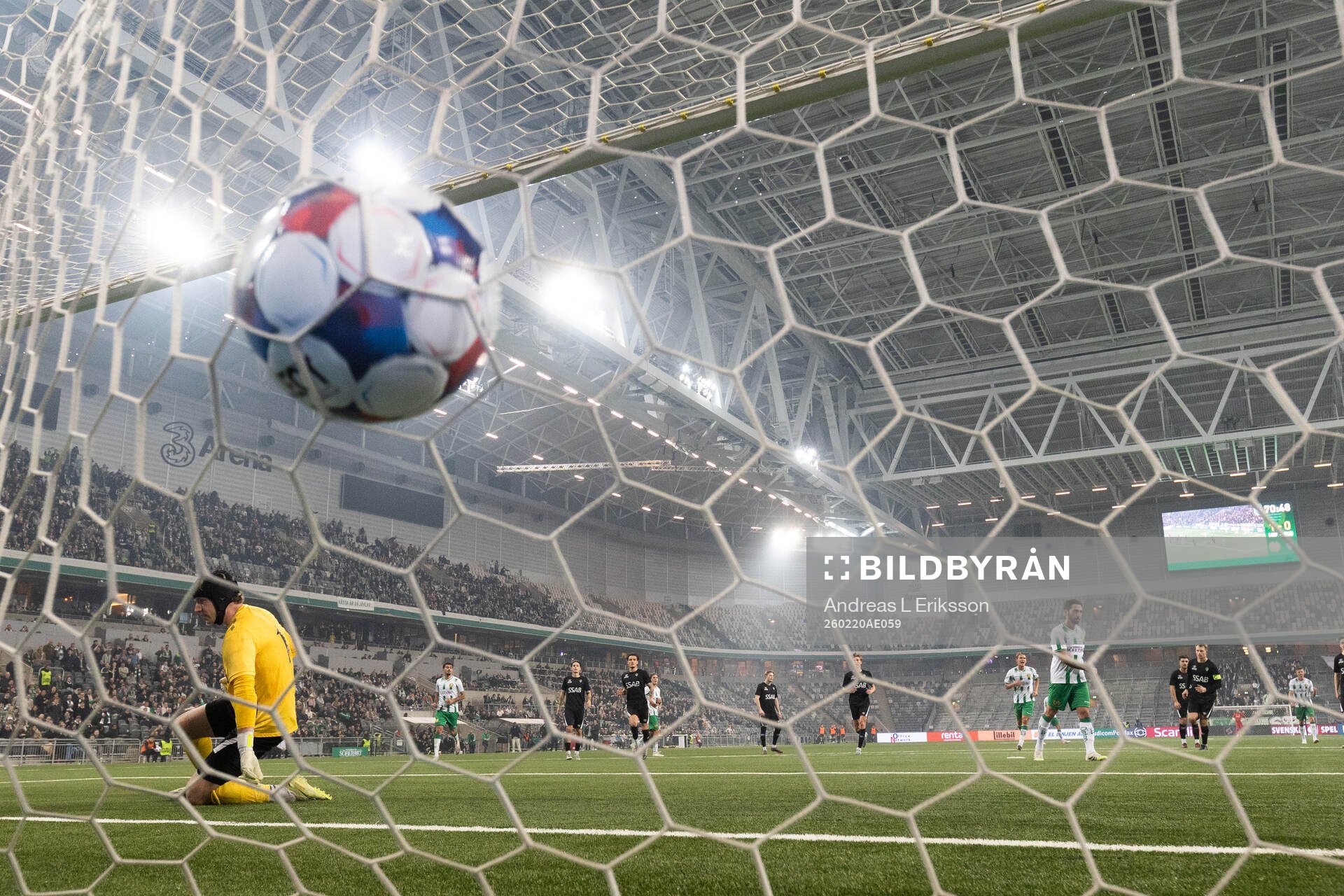 Hammarbys Nahir Besara gör 2-0 på straff bakom Brages