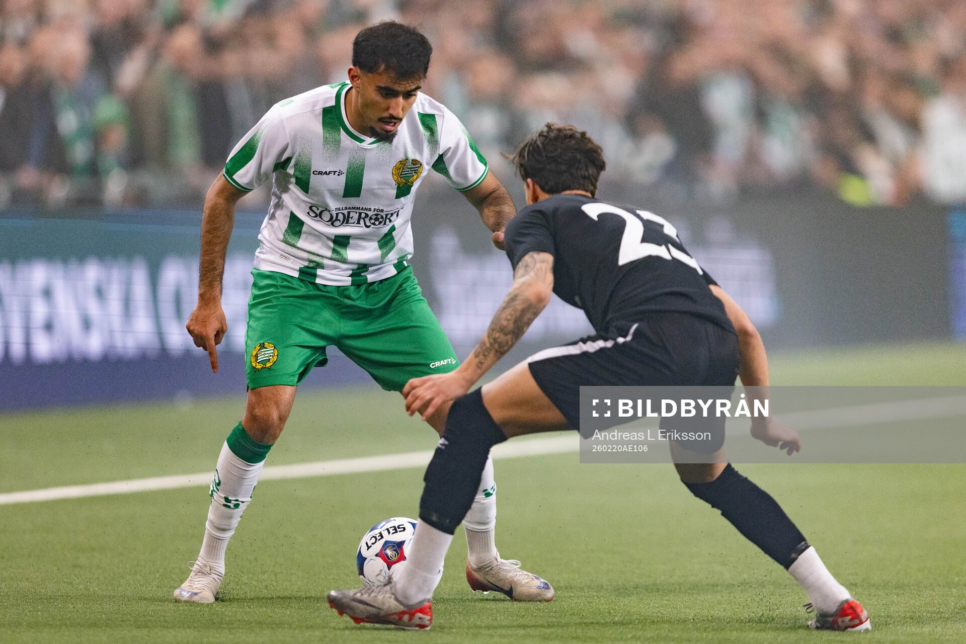 Hammarbys Montader Madjed och Brages Noah Åstrand John