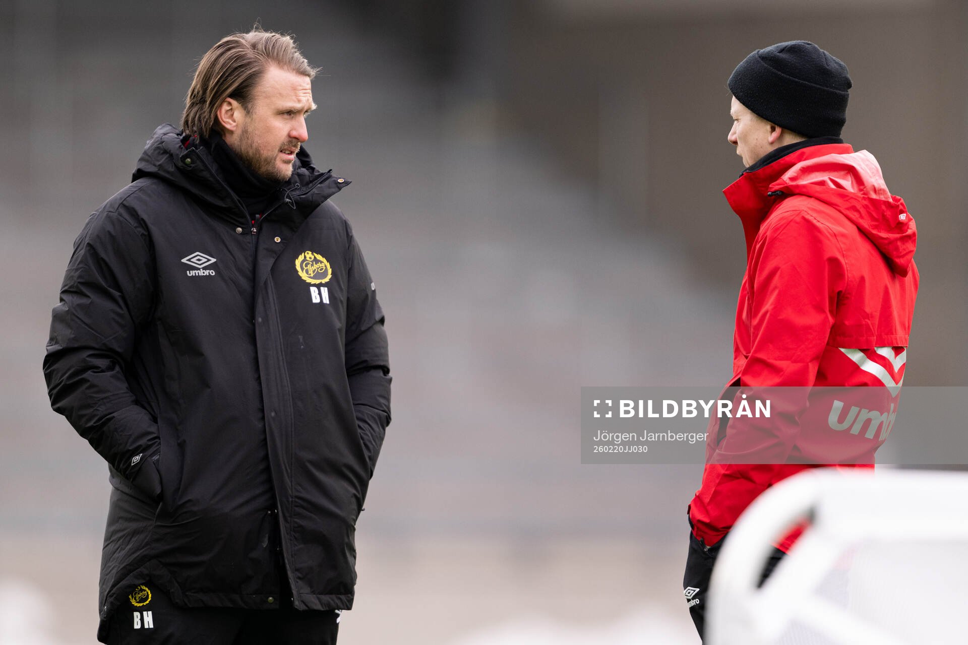 Tränare Björn Hamberg och assisterande tränare Johan