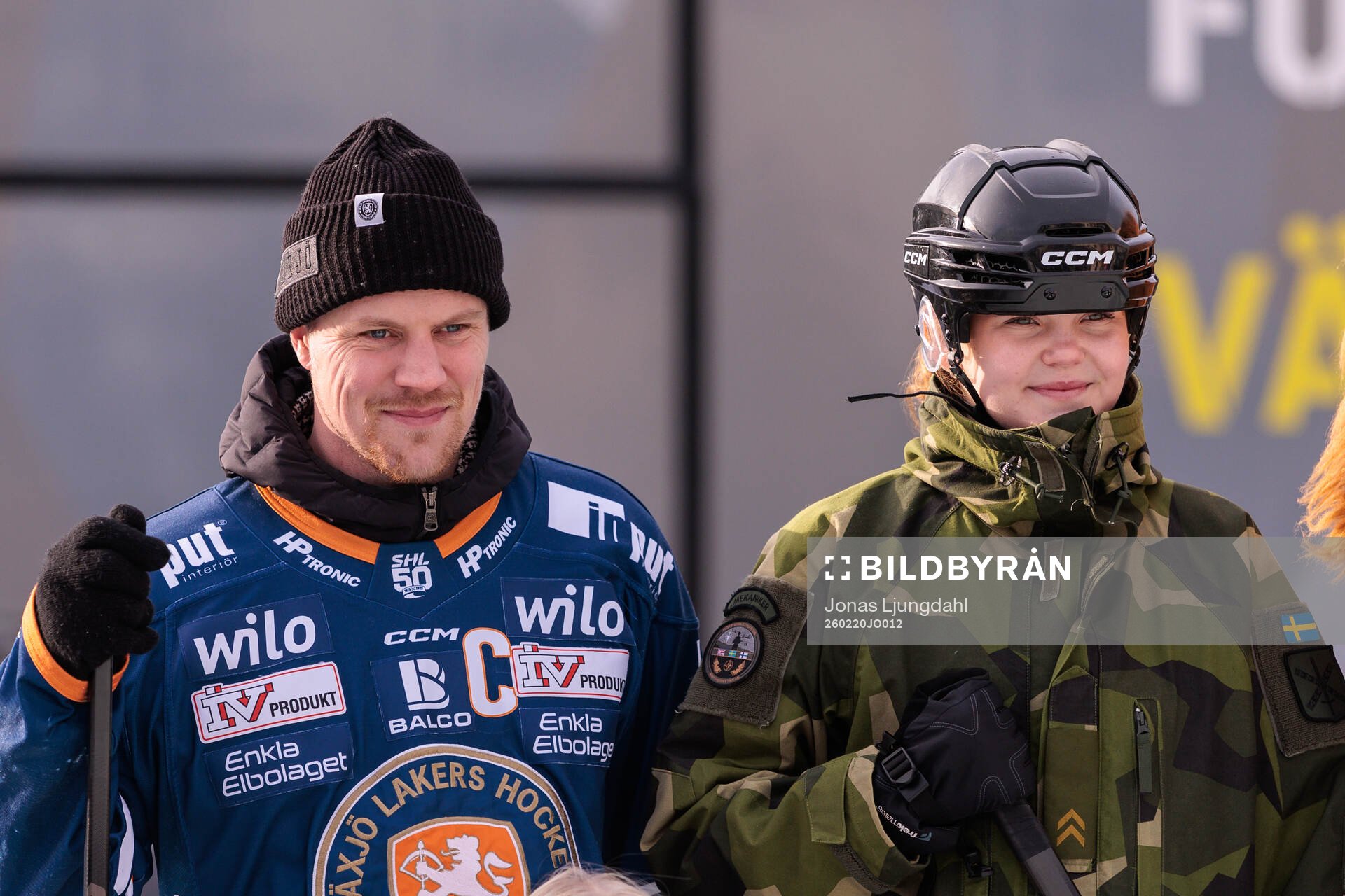 Växjös Joel Persson och Försvarsmakten