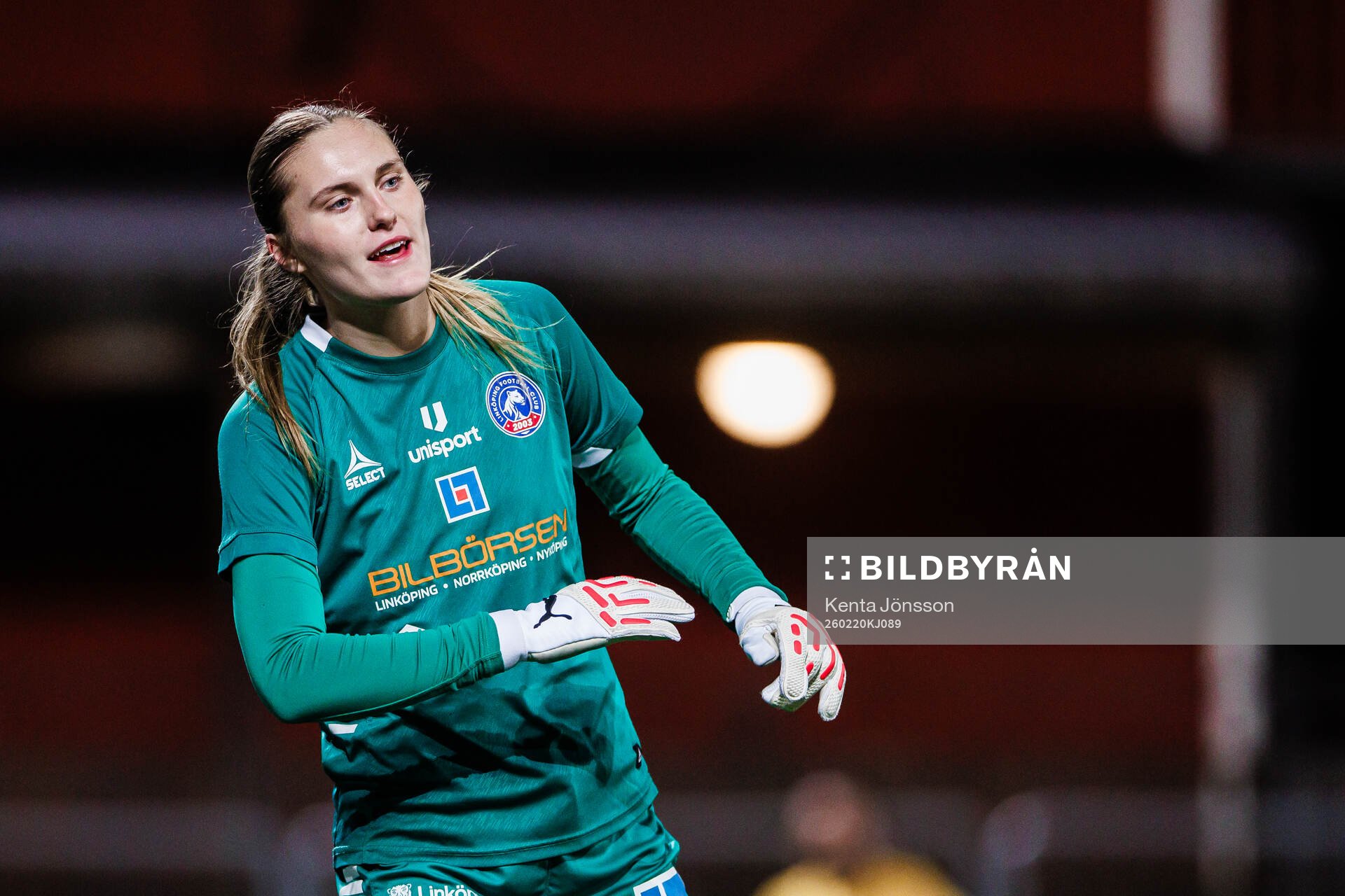 Linköpings målvakt Julia Cavander