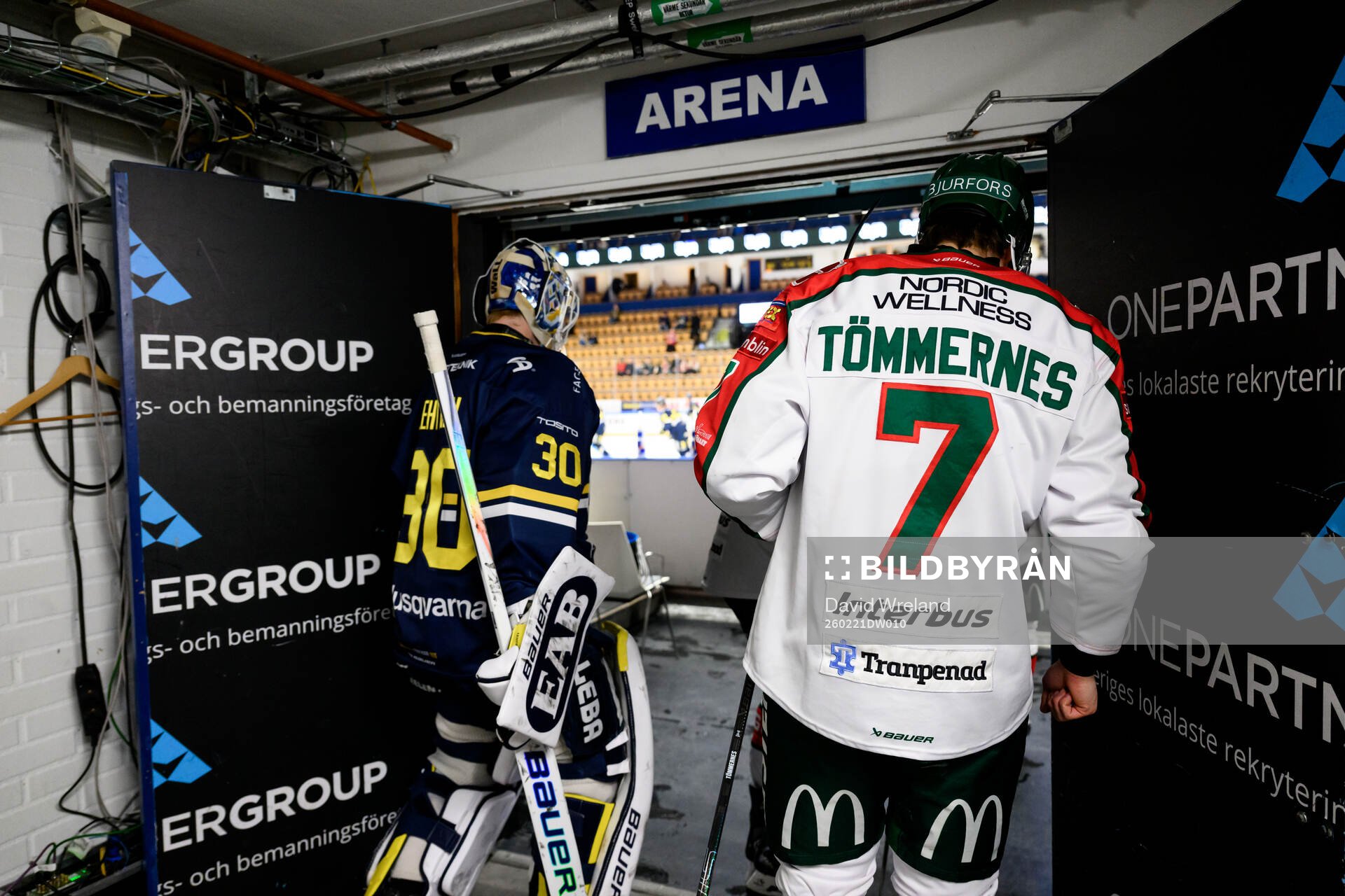 HV71s målvakt Lassi Lehtinen och Frölundas Henrik