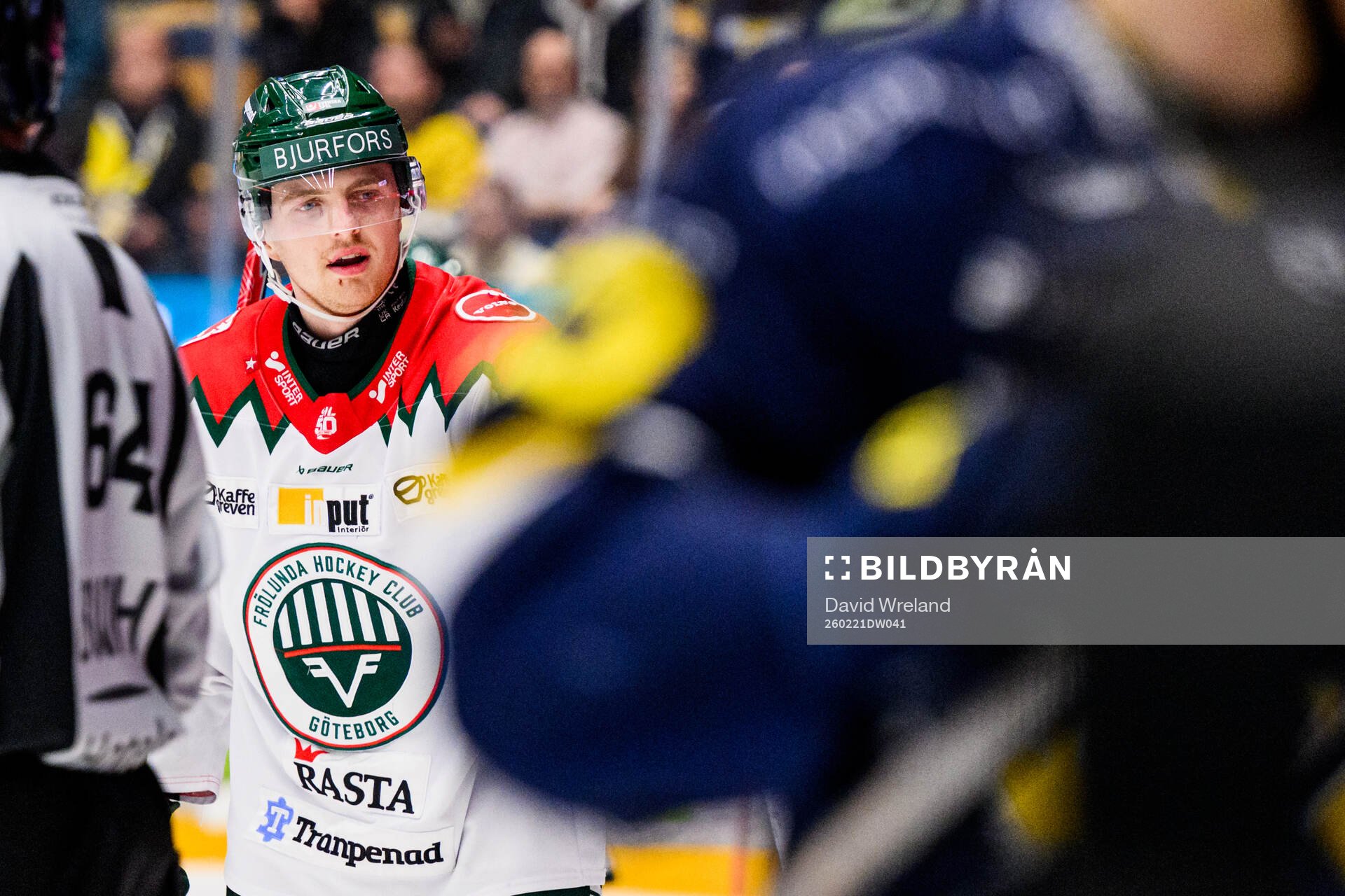 Frölundas Linus Högberg jublar