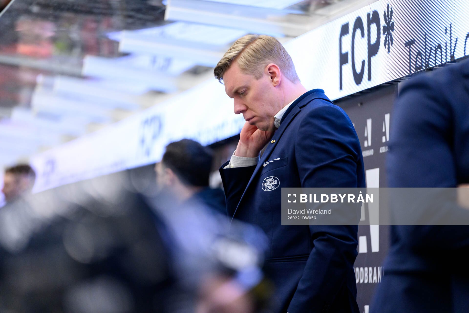HV71s tränare Anton Blomqvist